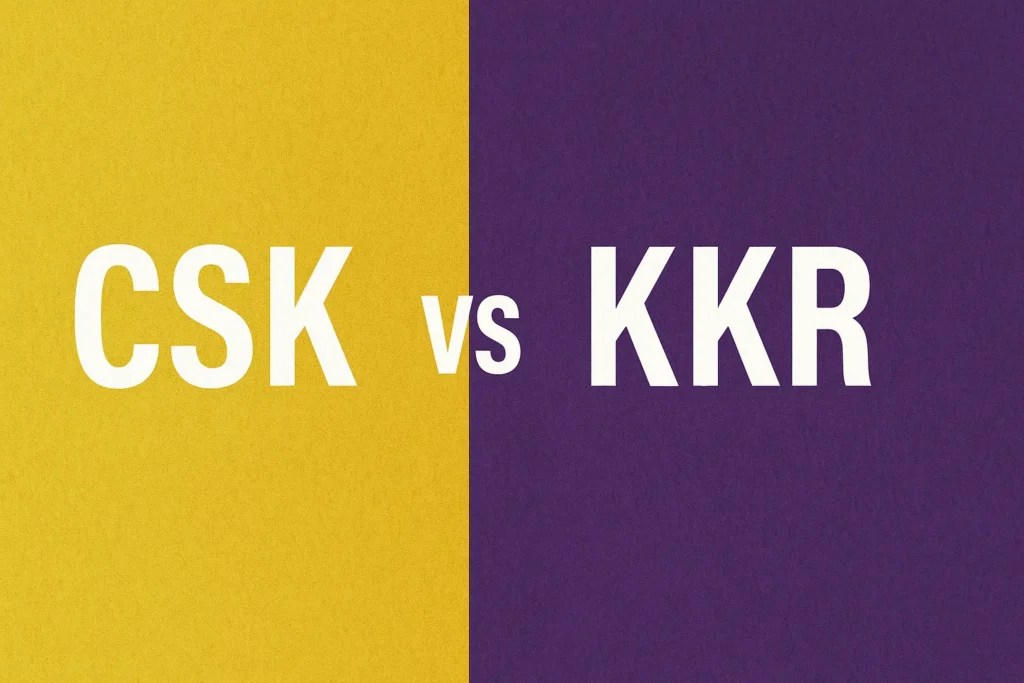 CSK vs KKR